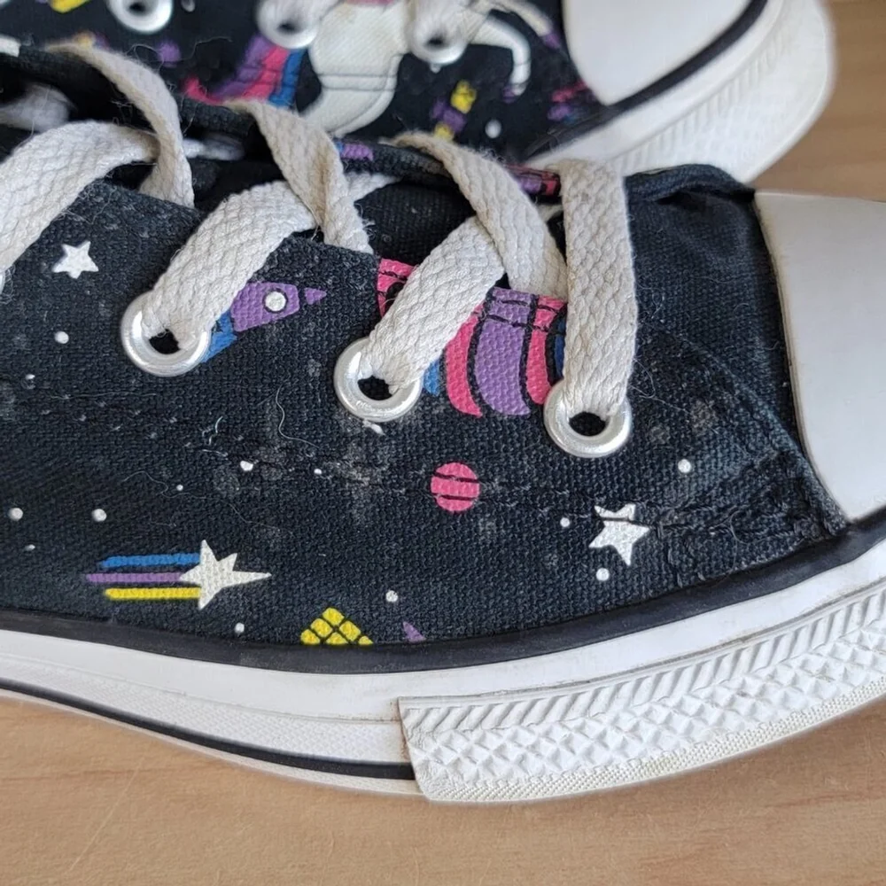 Converse Low Top Unicorn Unicons Black Lace Up Sneakers Shoes Kids Unisex CTAS 4